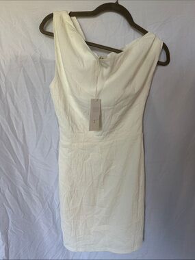Altar'd State Ivory Midi Sheath Dress